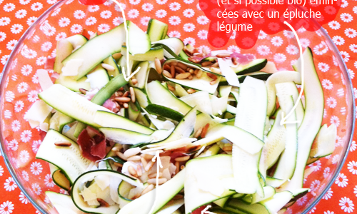 Salade de courgettes par Tambouille