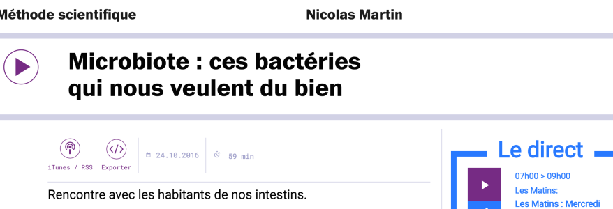 Microbiote : ces bactéries qui nous veulent du bien