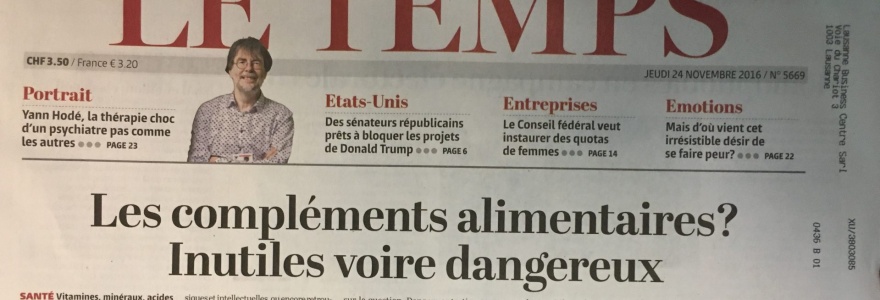 Les compléments alimentaires : inutiles voire dangereux pour la santé ?