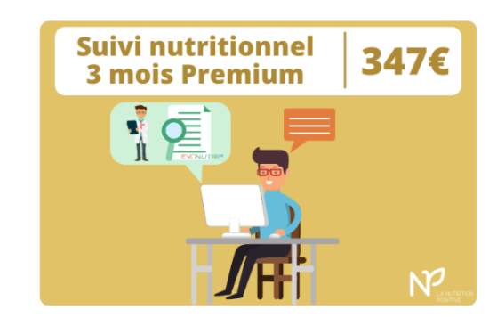 Suivi nutritionnel 3 mois premium