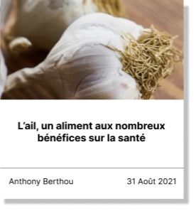 L'ail un aliment aux nombreux bénéfices sur la santé